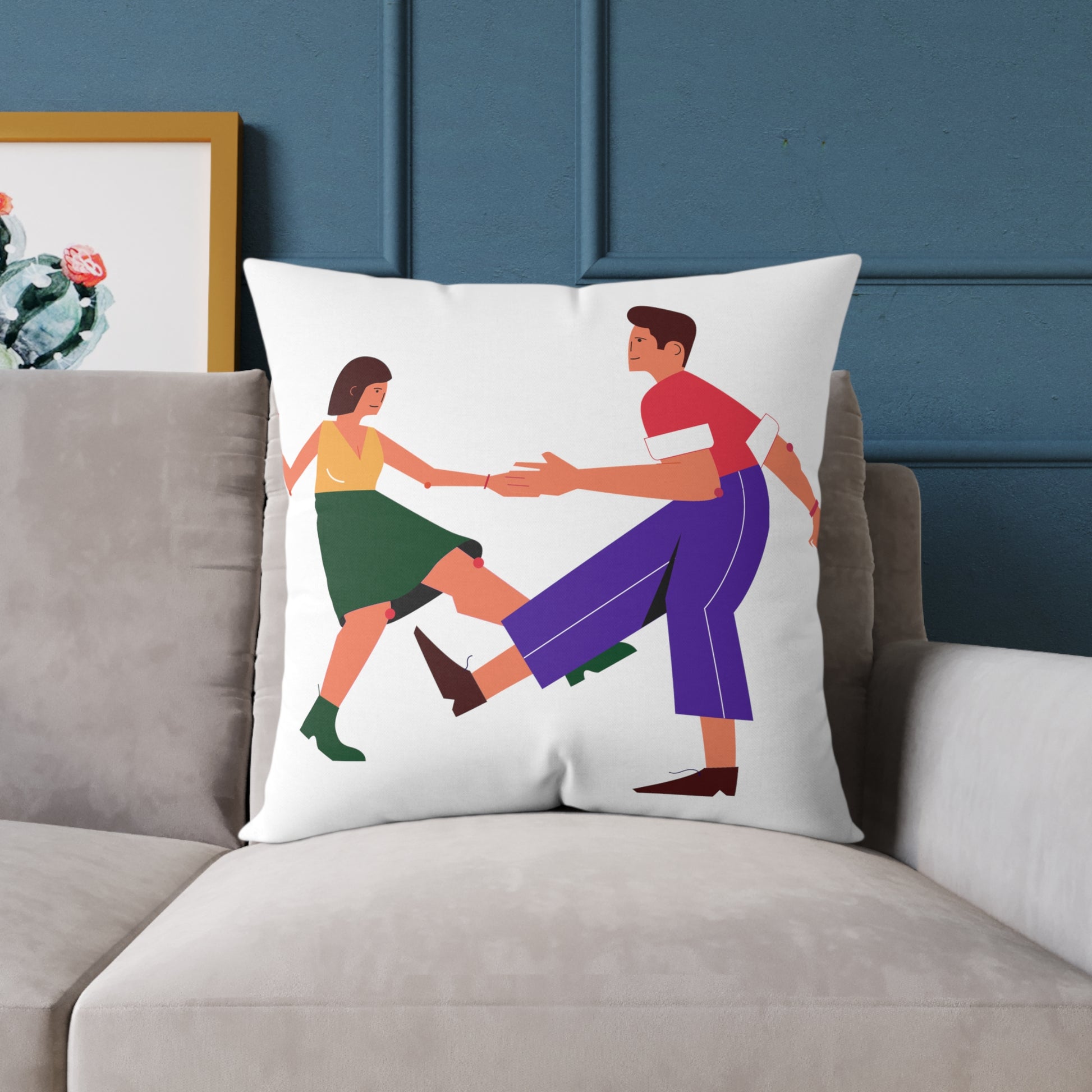 Square Poly Canvas Pillow - Mozarto Enterprise