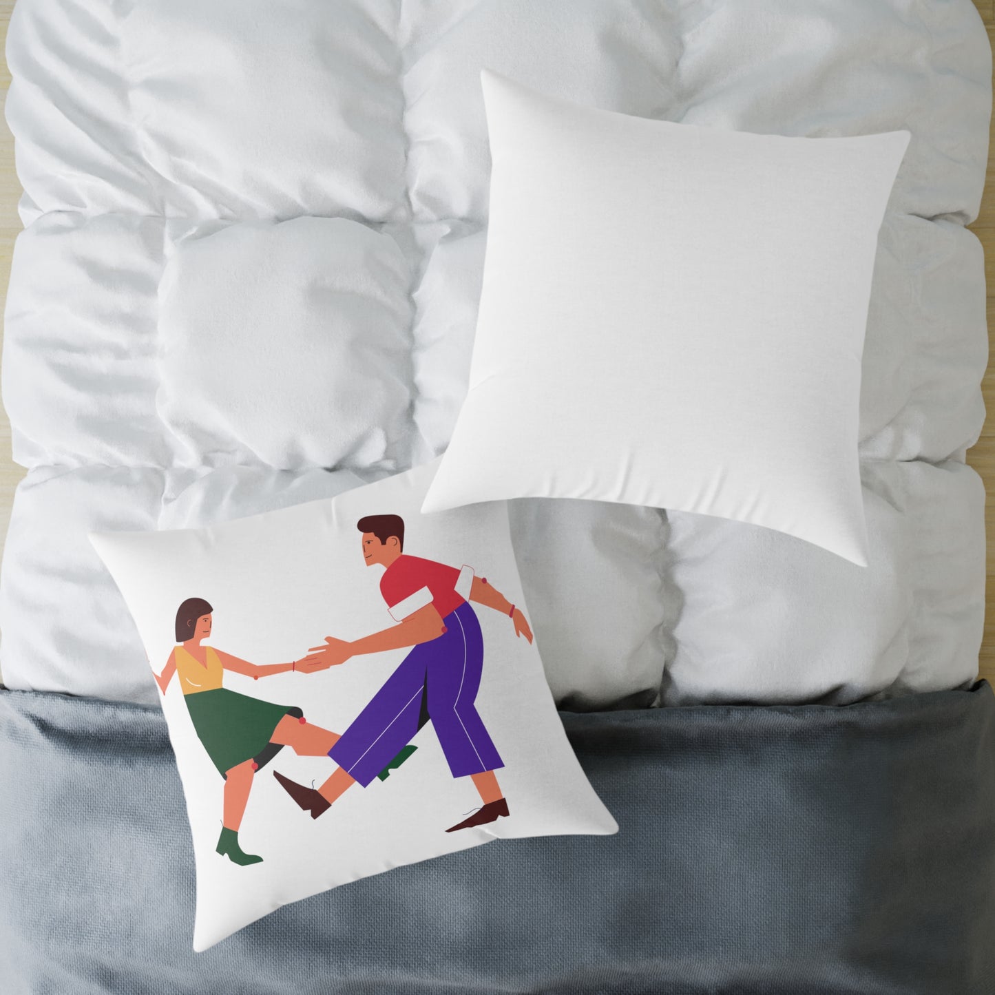 Square Poly Canvas Pillow - Mozarto Enterprise