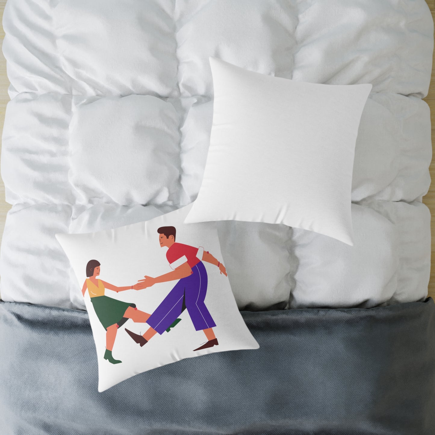 Square Poly Canvas Pillow - Mozarto Enterprise