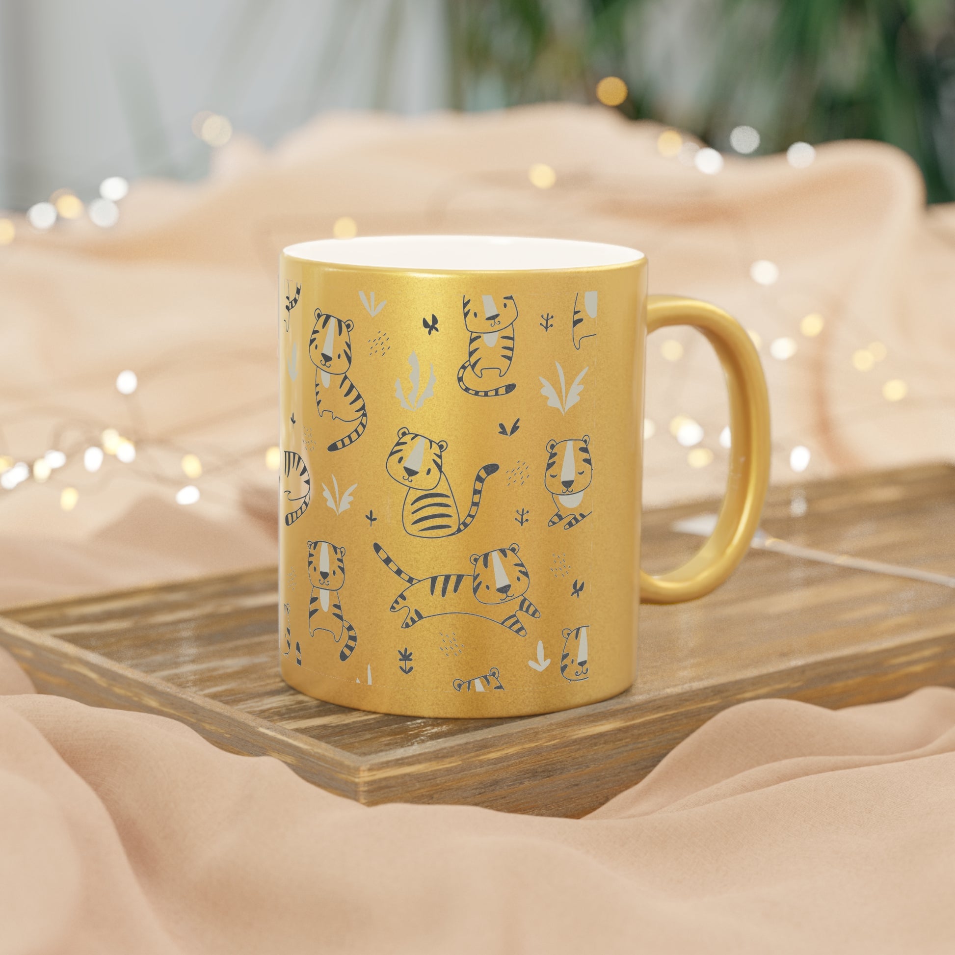 Metallic Mug (Silver\Gold) - Mozarto Enterprise