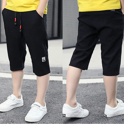 Buy 3-10 Year Boys Linen Cotton Shorts