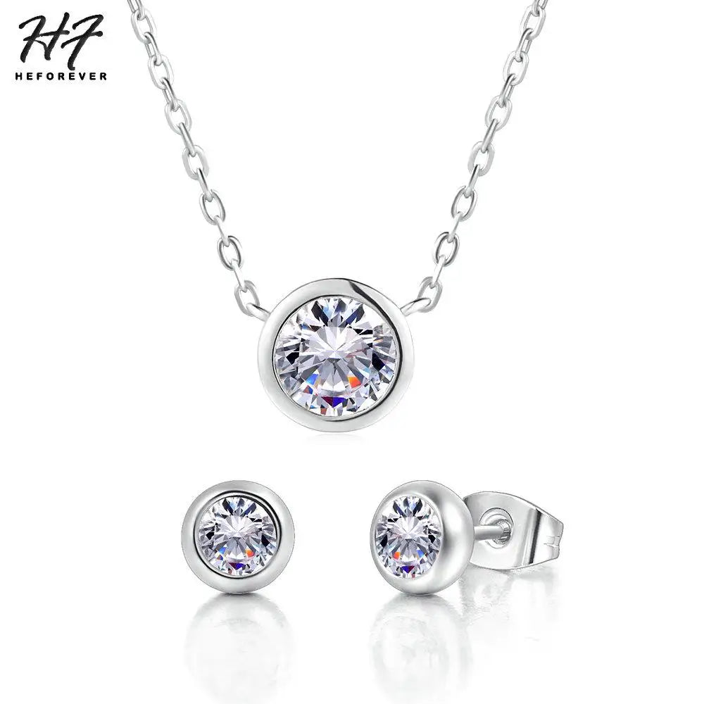 Shop Classic Round Jewelry Set For Women