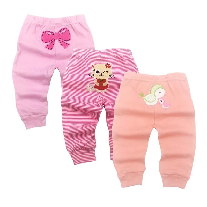 3 Packs Unisex Baby Harem PP Trousers