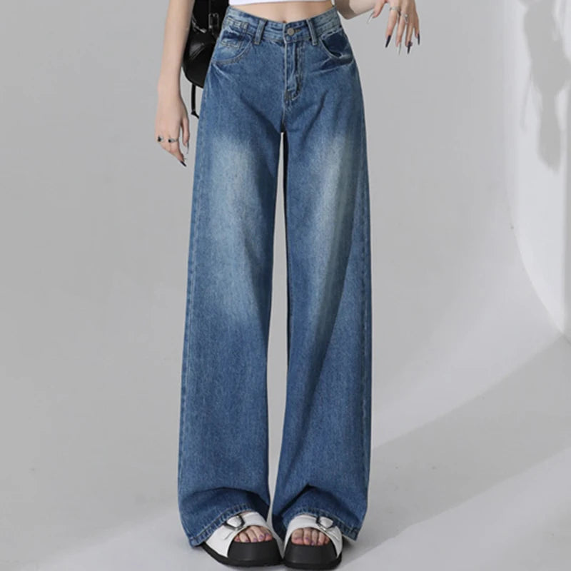 Women's High Waisted Denim | Straight Jeans