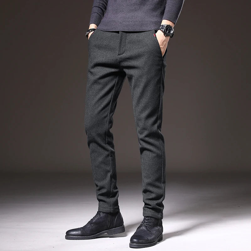 Winter New Men's Casual Slim Fit Pants