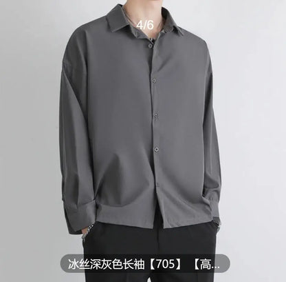 Shop Premium Men’s Ice Silk Shirt