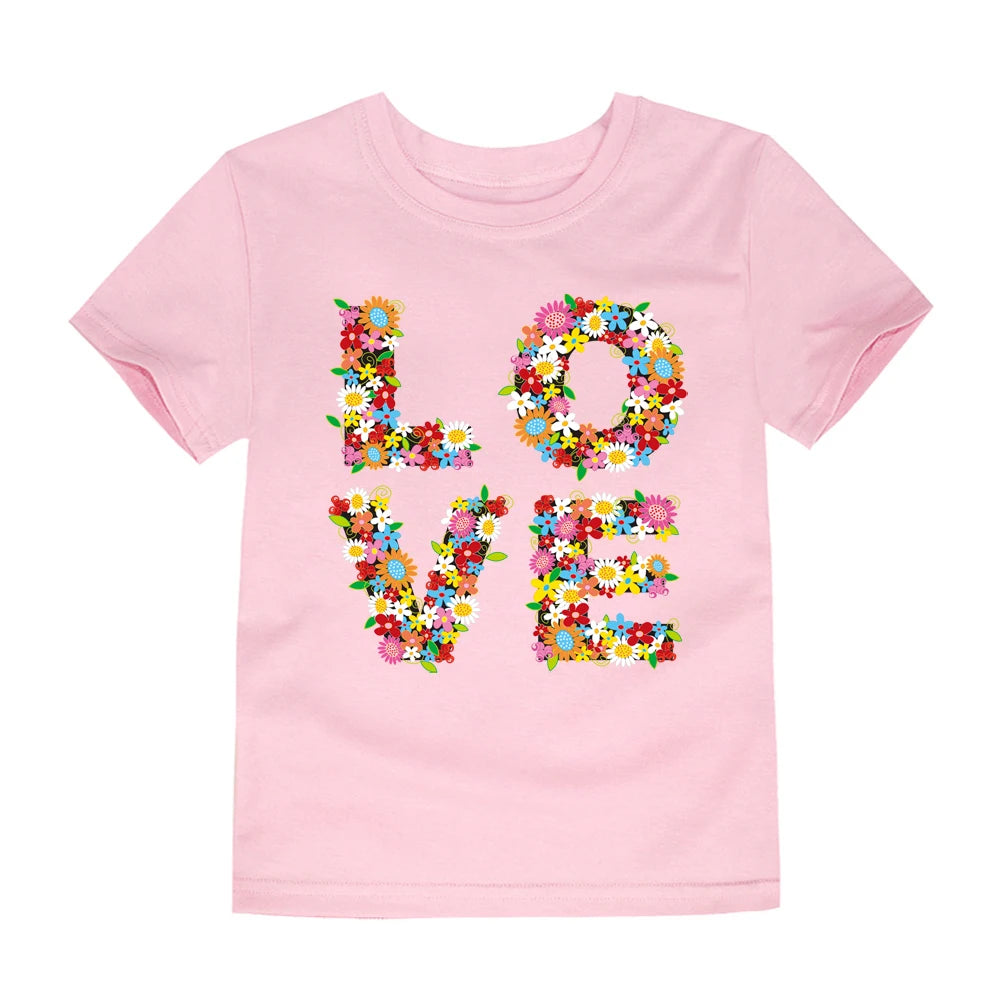 Luxury Pink Wedding T-Shirt for Kids