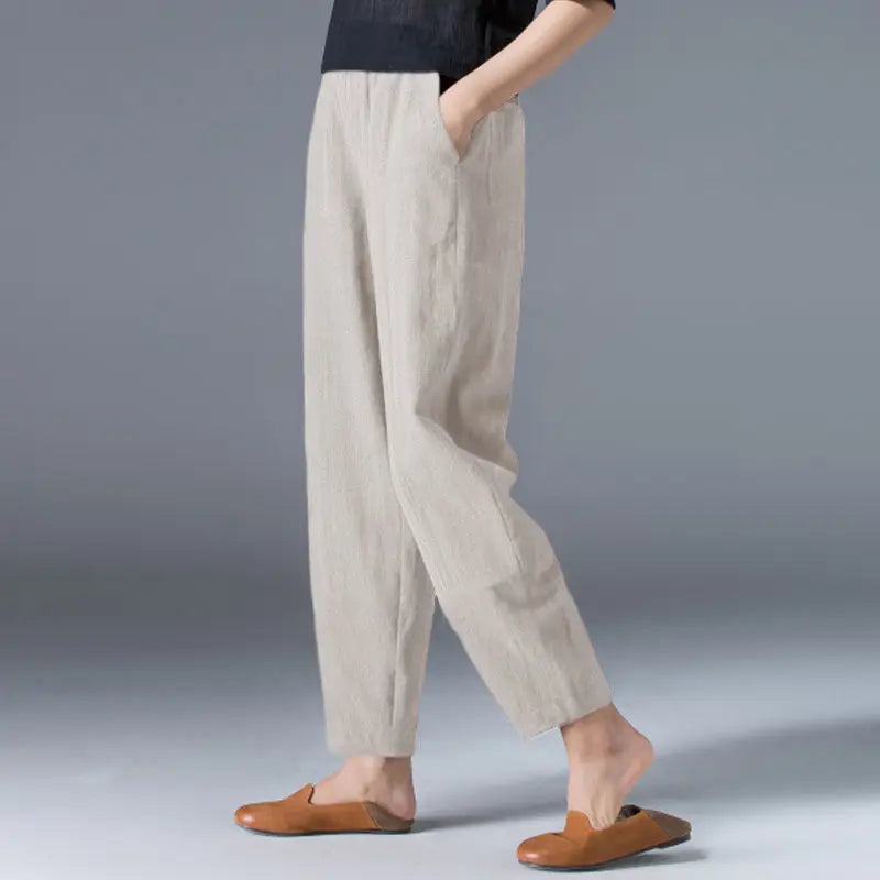 Discover Women's Cotton Wide Leg Pants