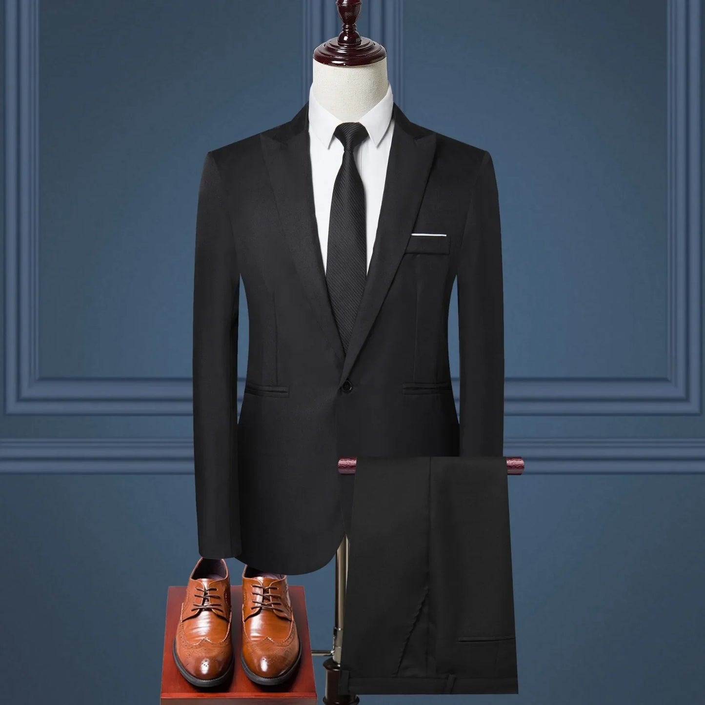 Men's Elegant 3-Piece Wedding Suit Set