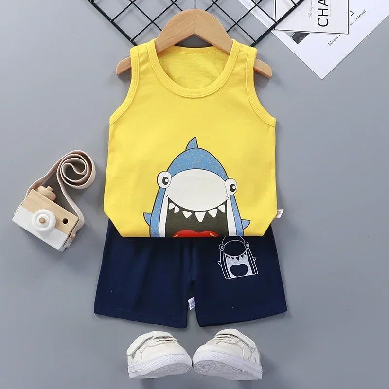 Buy Children Cotton Vest Suit