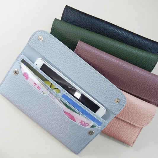 Women Wallet Ladies Long Purse Trend Slim PU Leather Multi-Card Pocket Credit Card Holder Female Hasp Clutch Money Pouch Handbag - Mozarto Enterprise