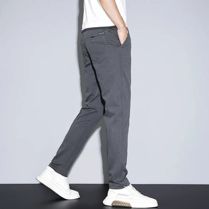  New Men's Slim Fit Straight-Leg Pants