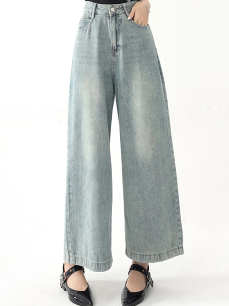 Women's High Waist Oversized Jeans | Denim