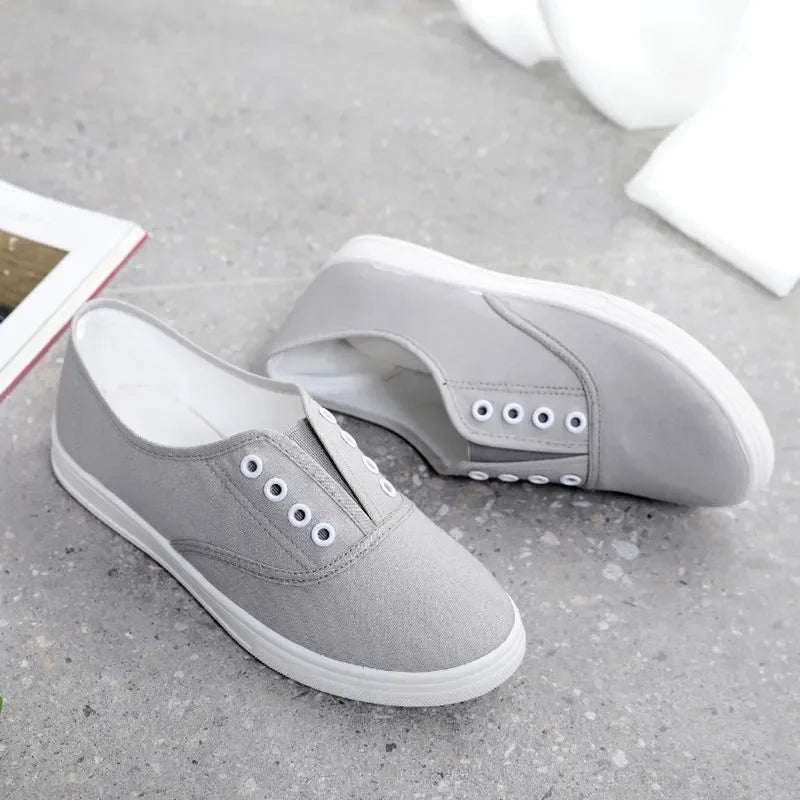 Buy Lady Classic Canvas Shoes | Round Toe