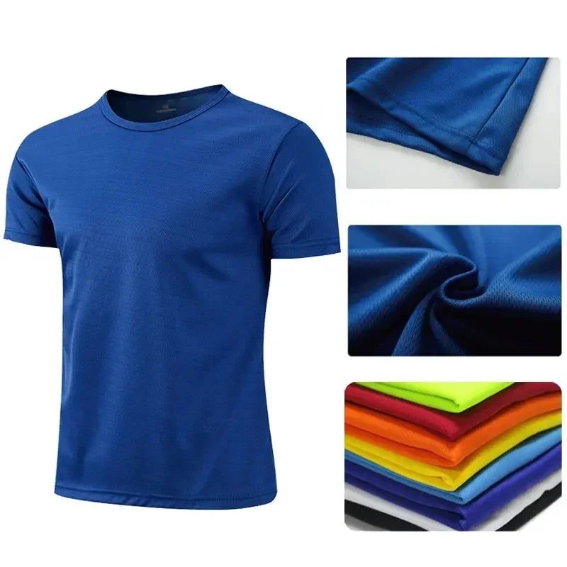 Buy Quick-Drying Round Neck Sport T-Shirt