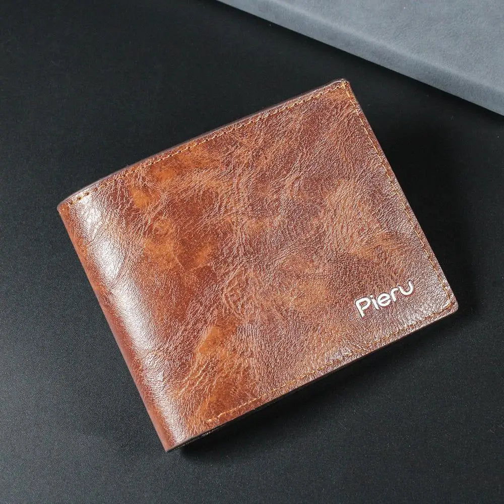 Shop Men’s Casual Multi Card PU Wallet 