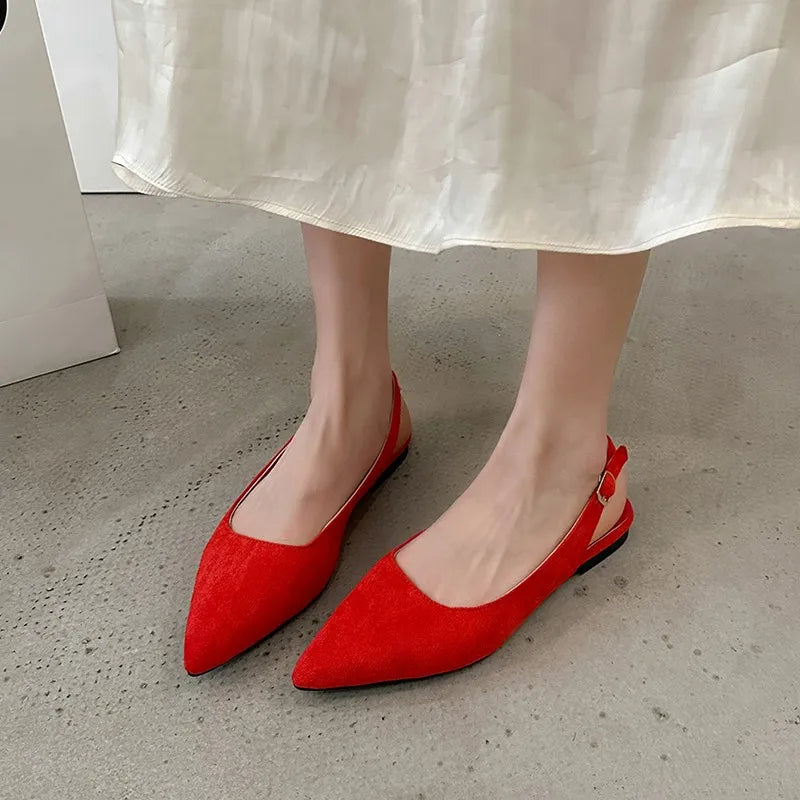 Women's Shoes 2024 New Slingbacks Women's High Heels Classics Fashion Sexy Dress Pumps Women Pointed Toe Solid Color Shoes Women - Mozarto Enterprise