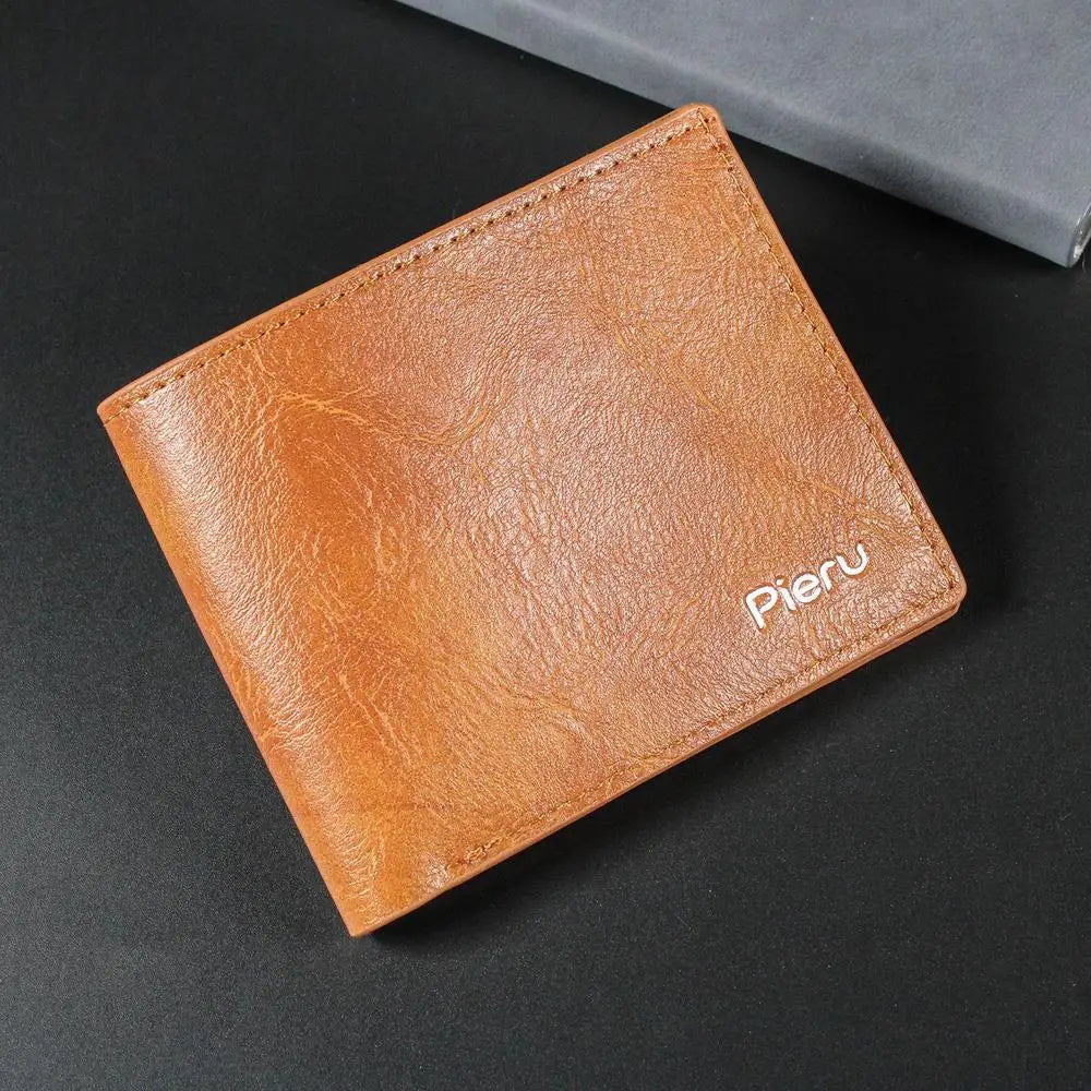 Shop Men’s Casual Multi Card PU Wallet 