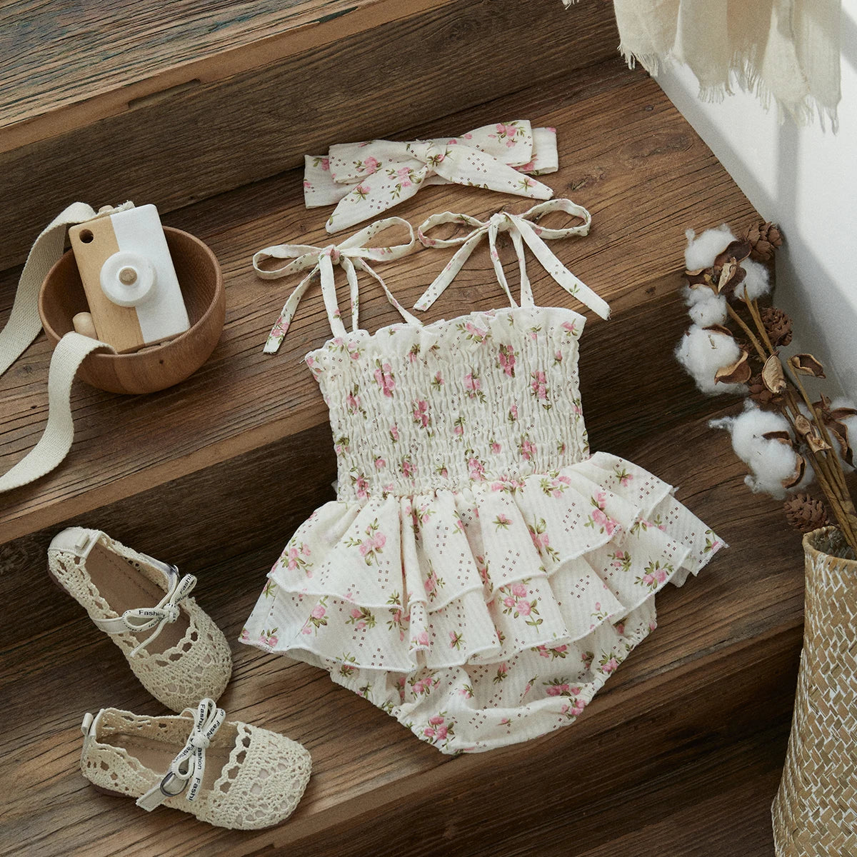 Buy Baby Girl Romper | Floral Print Sunsuit