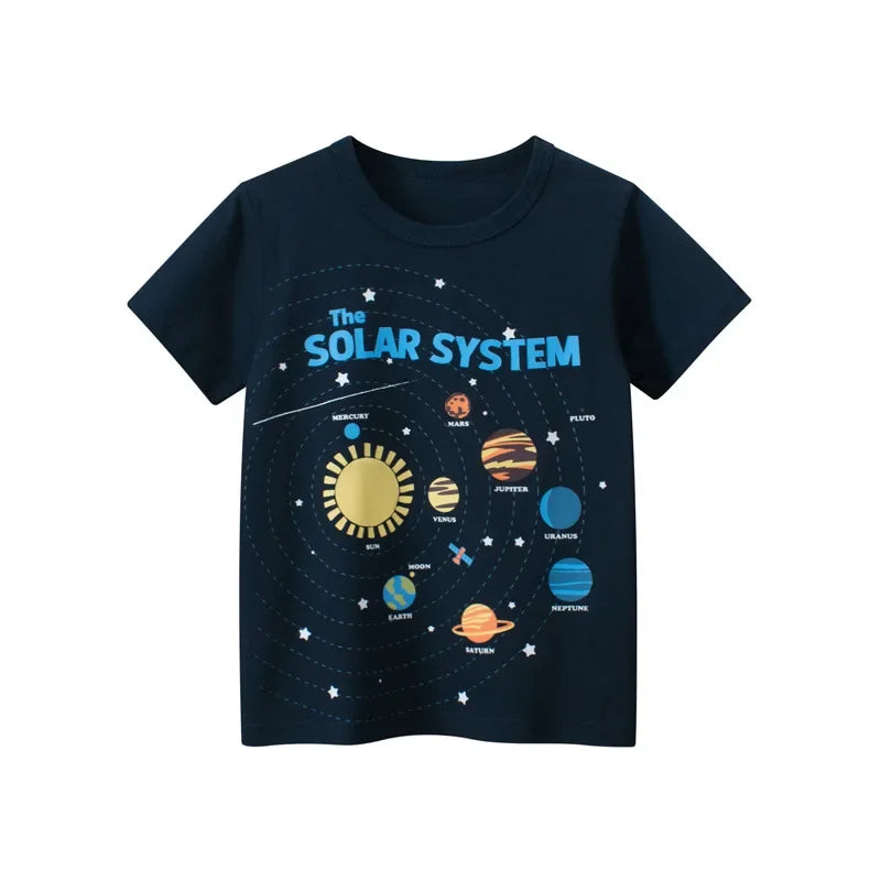 Buy Summer Children's Letter Print T-shirt