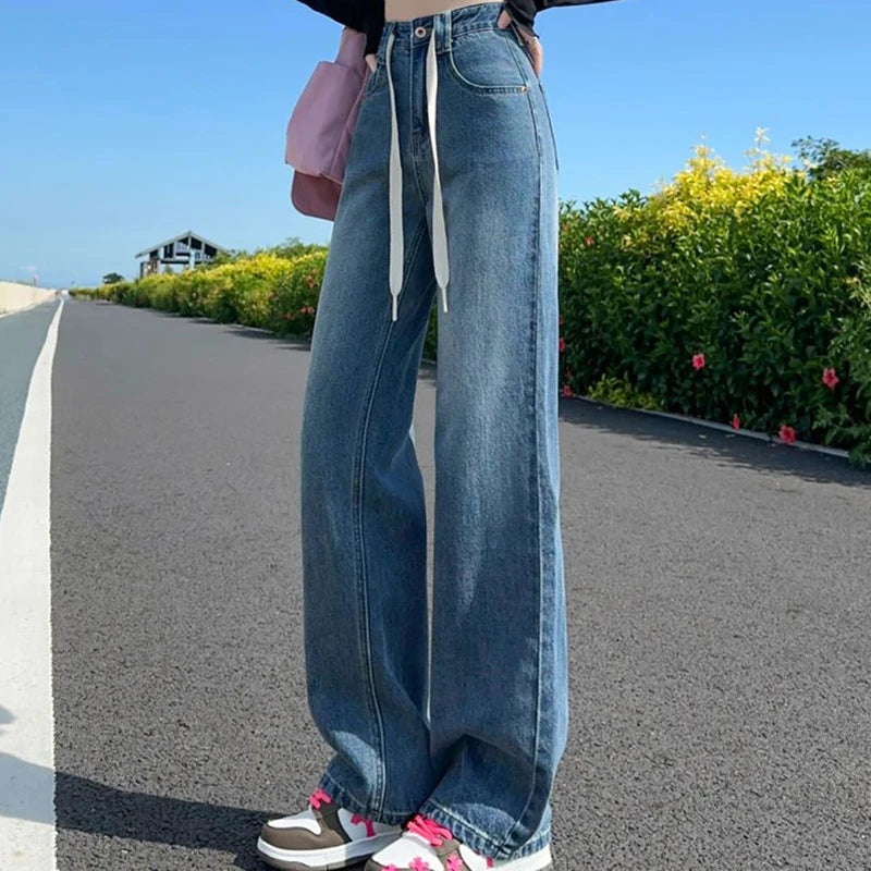 Women's Denim Jeans | Wide Leg Pants