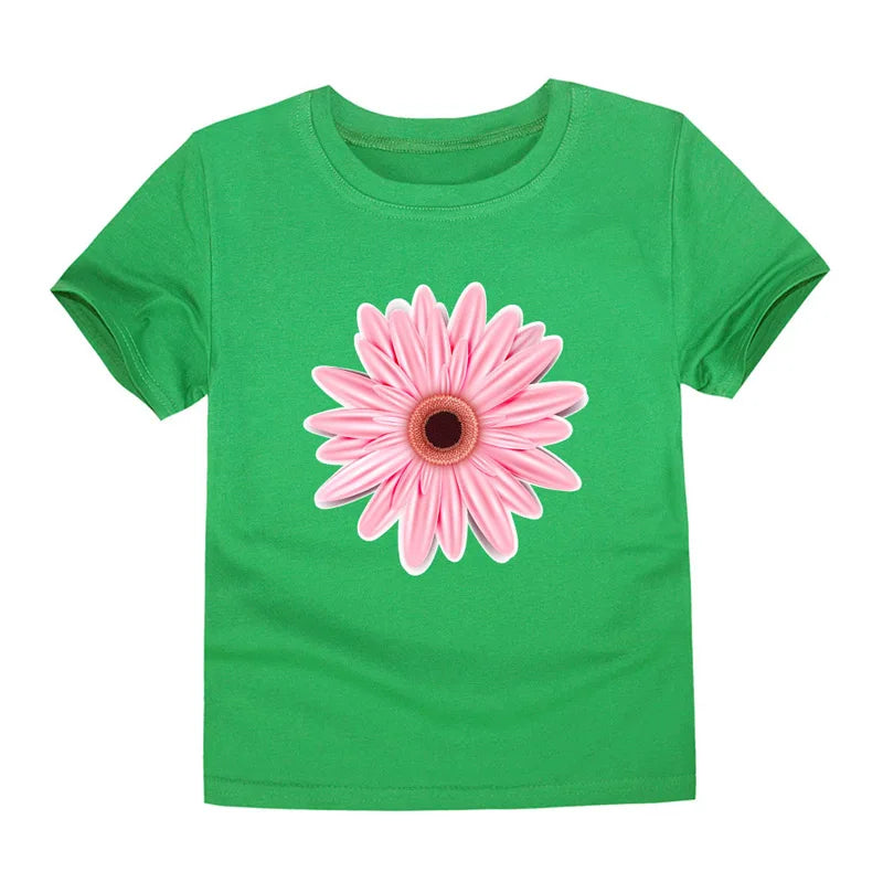 Luxury Pink Wedding T-Shirt for Kids