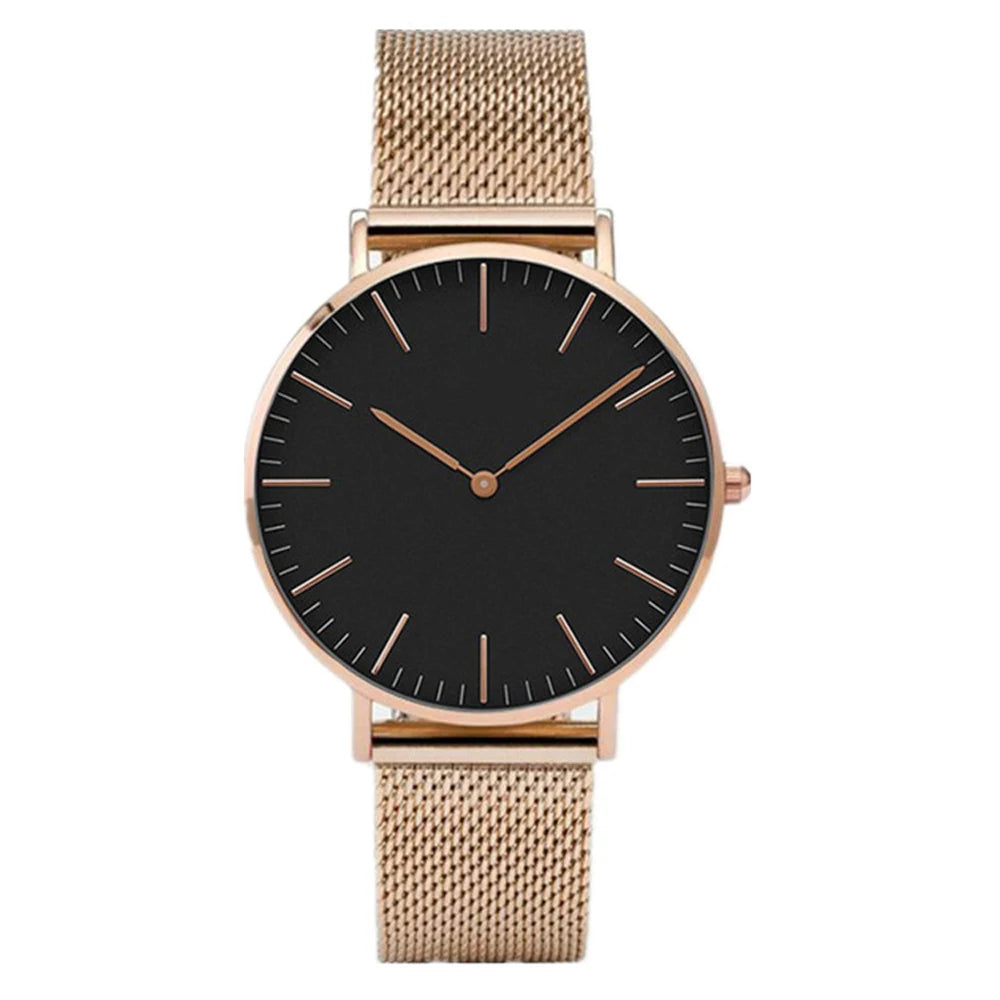  Luxury Rose Gold Watch Women Bracelet 