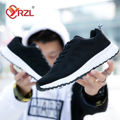 YRZL Women's Sneakers 2024 New Fashion Breathable Trainers Comfortable Sneakers Men Tennis Shoes Unisex Sneakers Women Shoes