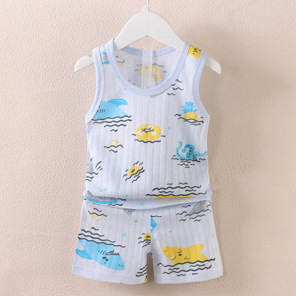 Shop Baby Cotton Print Clothing Set