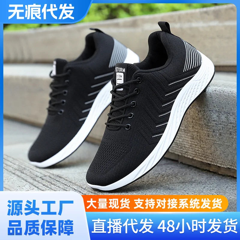 Men Sneakers Summer Loafers Breathable Shoes High Quality Casual Footwear Fashion Light Male Walking Shoes - Mozarto Enterprise