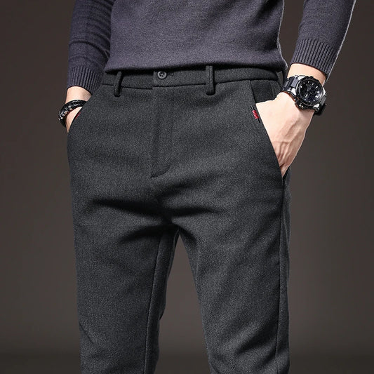 Winter New Men's Casual Slim Fit Pants