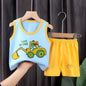 Stylish 2PCS Children's Summer Vest Suit