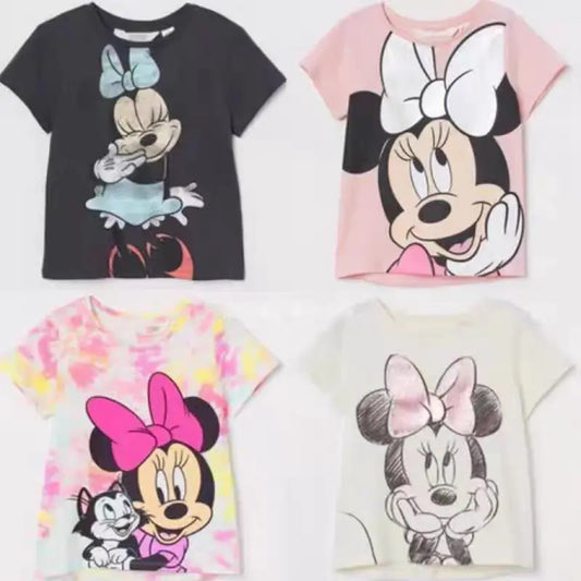 Minnie Printing T-shirt for Babies Girls