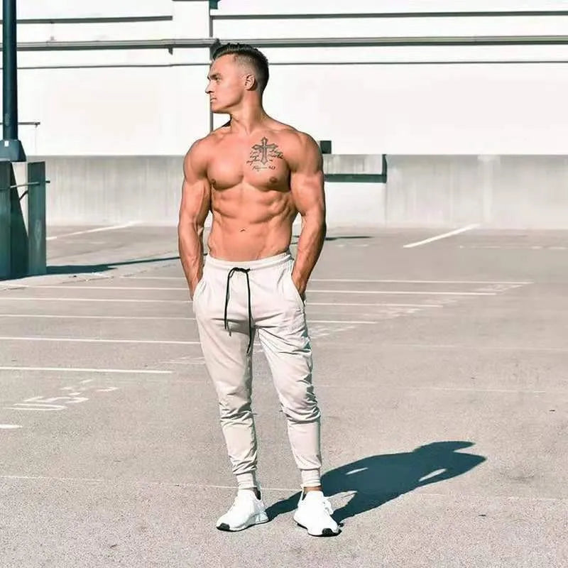 New Men Homme Streetwear Jogger Fitness Bodybuilding Hombre Sweatpants Trousers Men runing pants men jogginhose jogger pants men - Mozarto Enterprise