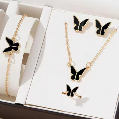 5PCS Fashion Butterfly Jewelry Set for Women