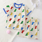 Shop New Kids' Cartoon Print Summer Sets