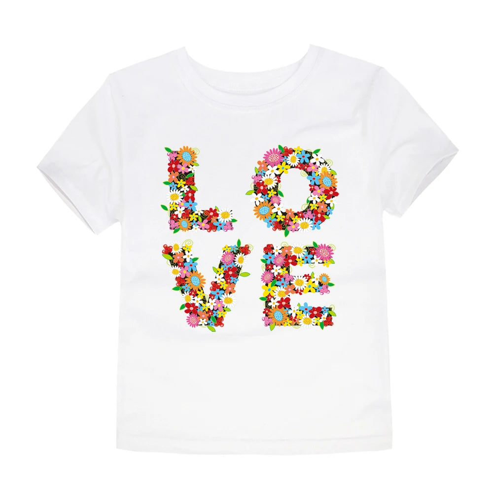 Luxury Pink Wedding T-Shirt for Kids