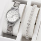 Shop Digital Alloy Quartz Watch & Bracelet