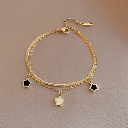 Stainless Steel Multilayer Star Jewelry Set