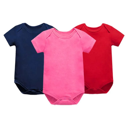 Newborn Baby Summer Bodysuit - Soft Cotton