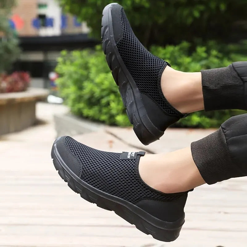 Summer Mesh Men Shoes Lightweight Sneakers Men Fashion Casual Walking Shoes Breathable Mens Loafers - Mozarto Enterprise