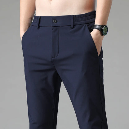 Summer Men's Business Stretch Trousers