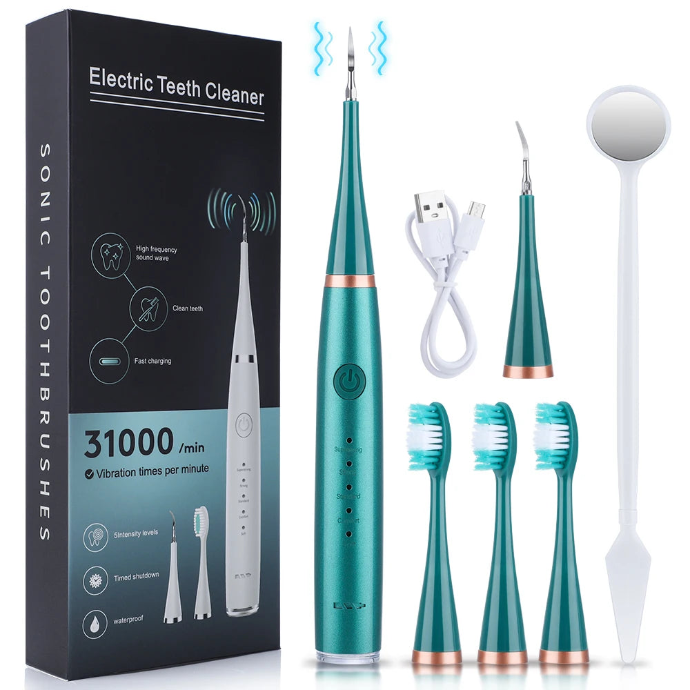 Explore 6-in-1 Ultrasonic Dental Cleaner Scaler