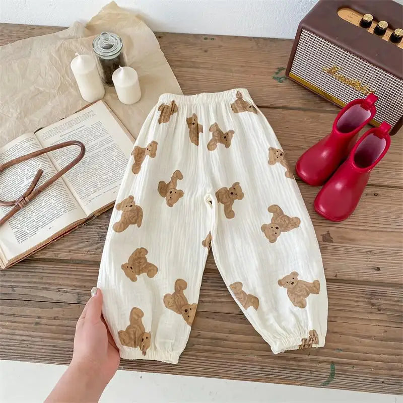 Baby Cotton Pants: Casual Harem Pants