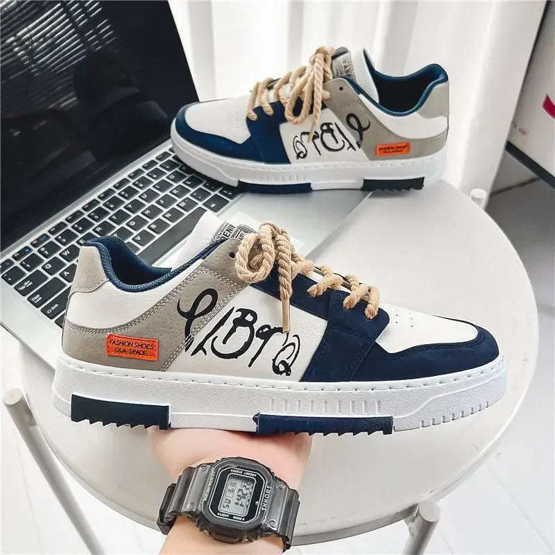  Men's Fashion Designer Casual Platform Sneakers