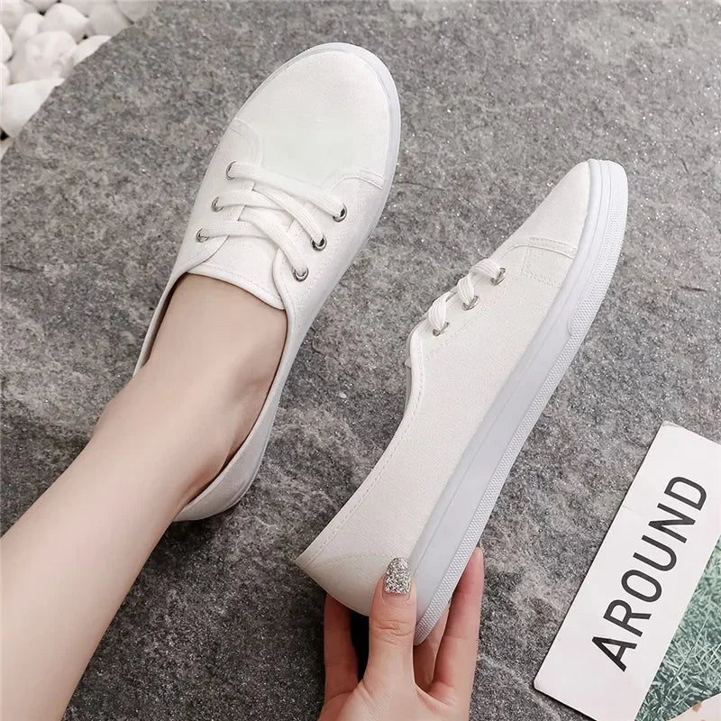 Buy Lady Classic Canvas Shoes | Round Toe