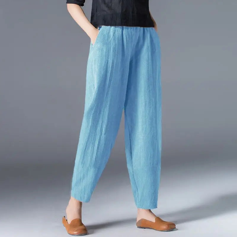 Discover Women's Cotton Wide Leg Pants