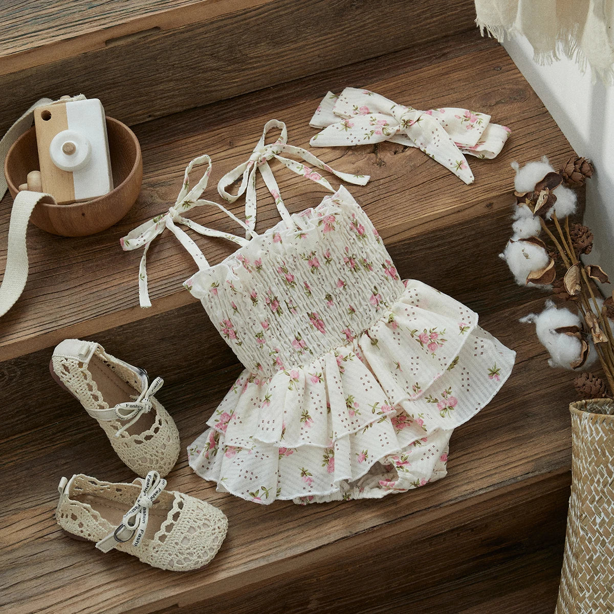 Buy Baby Girl Romper | Floral Print Sunsuit