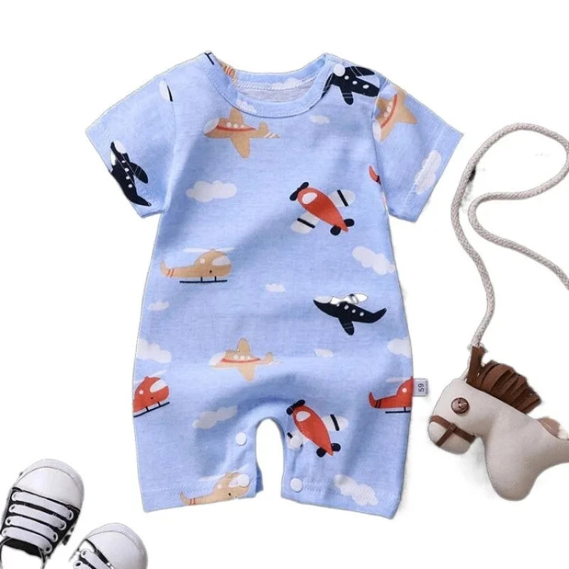 Buy Newborn Baby Cartoon Romper Jumpsuit