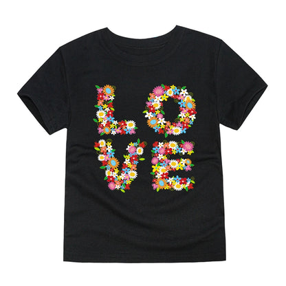 Cotton Toddler & Teenage Girls T-Shirts | Flower Print